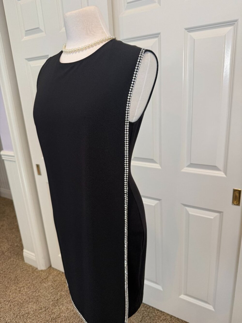 TED BAKER BLACK BLING TUNIC DRESS SIZE "2"